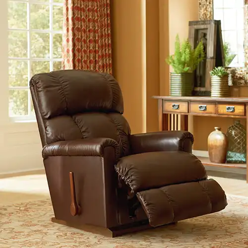 Pinnacle Leather Rocking Recliner