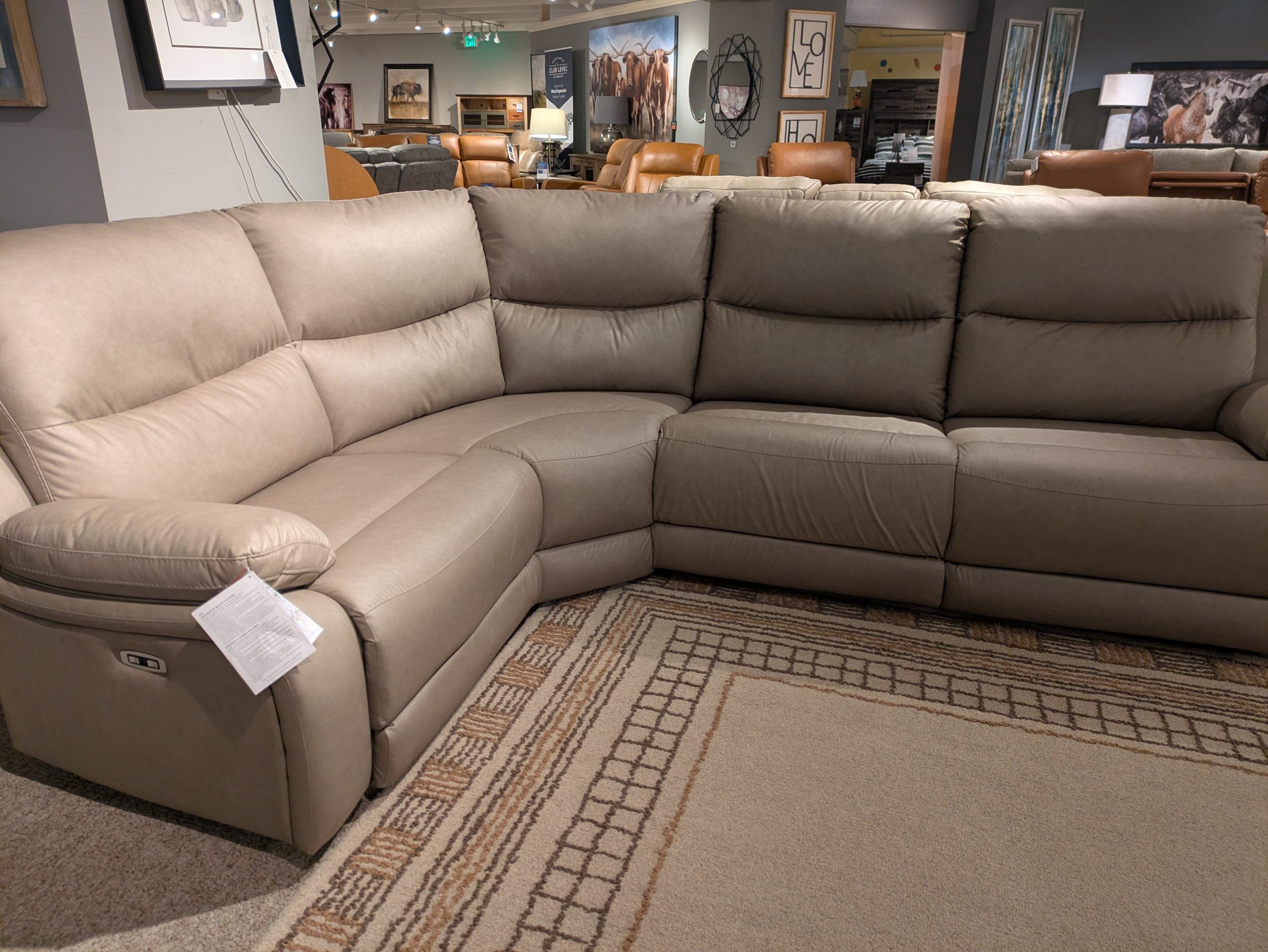 ASHLEY PC99201 4 PC RECLINING SECTIONAL