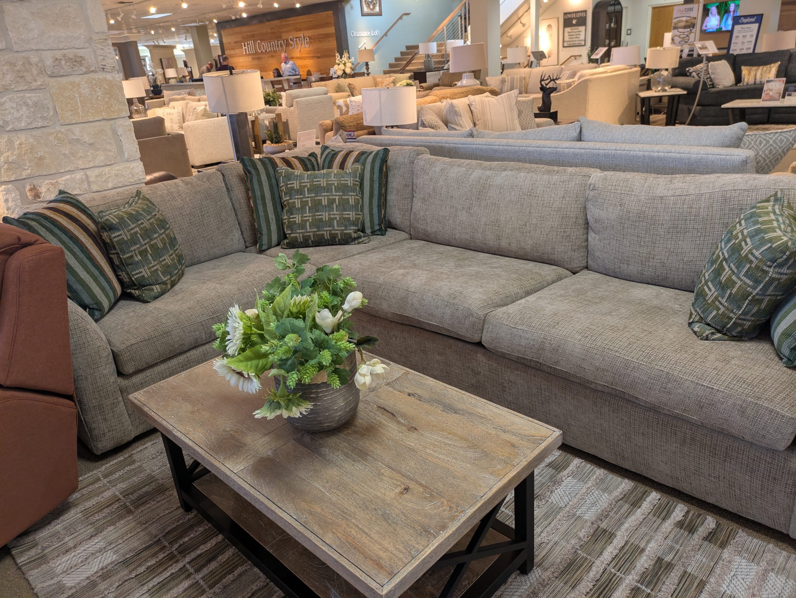 MAYO 2 PIECE FABRIC SECTIONAL 5558F