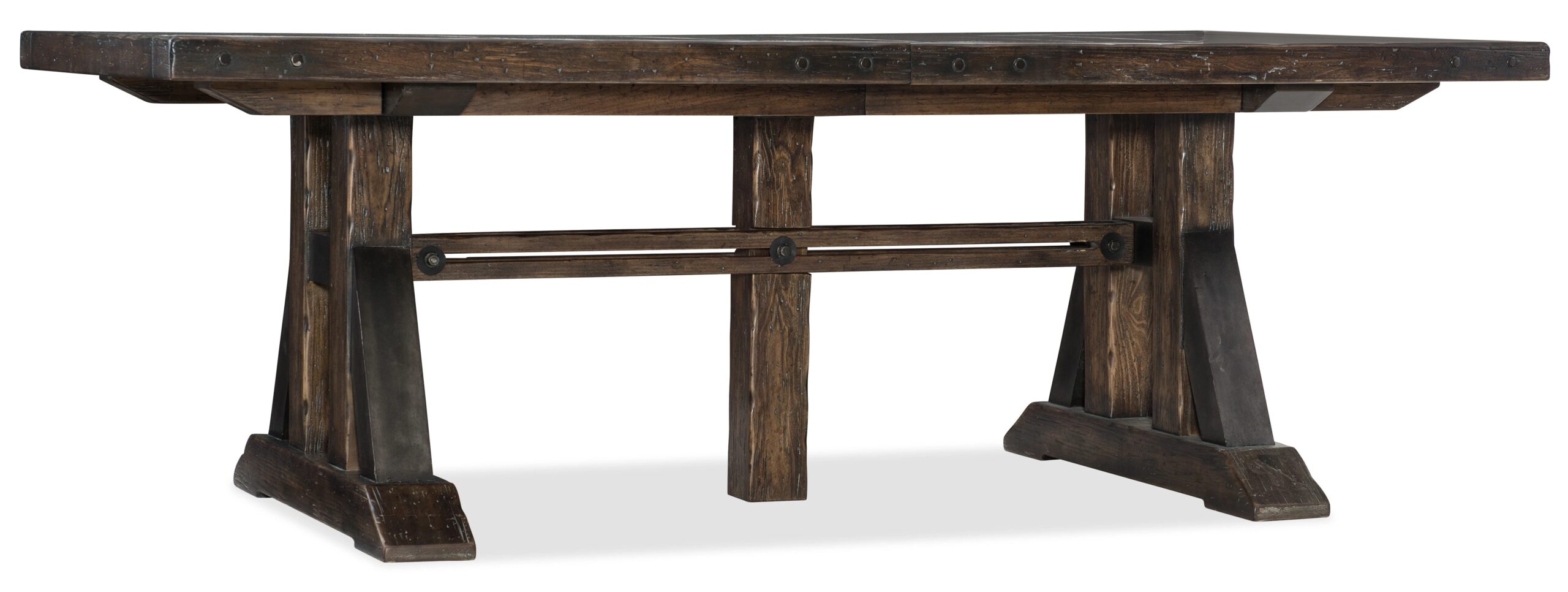 American Life - Roslyn County Casual Dining Roslyn County Trestle Dining Table w/2 21in leaves