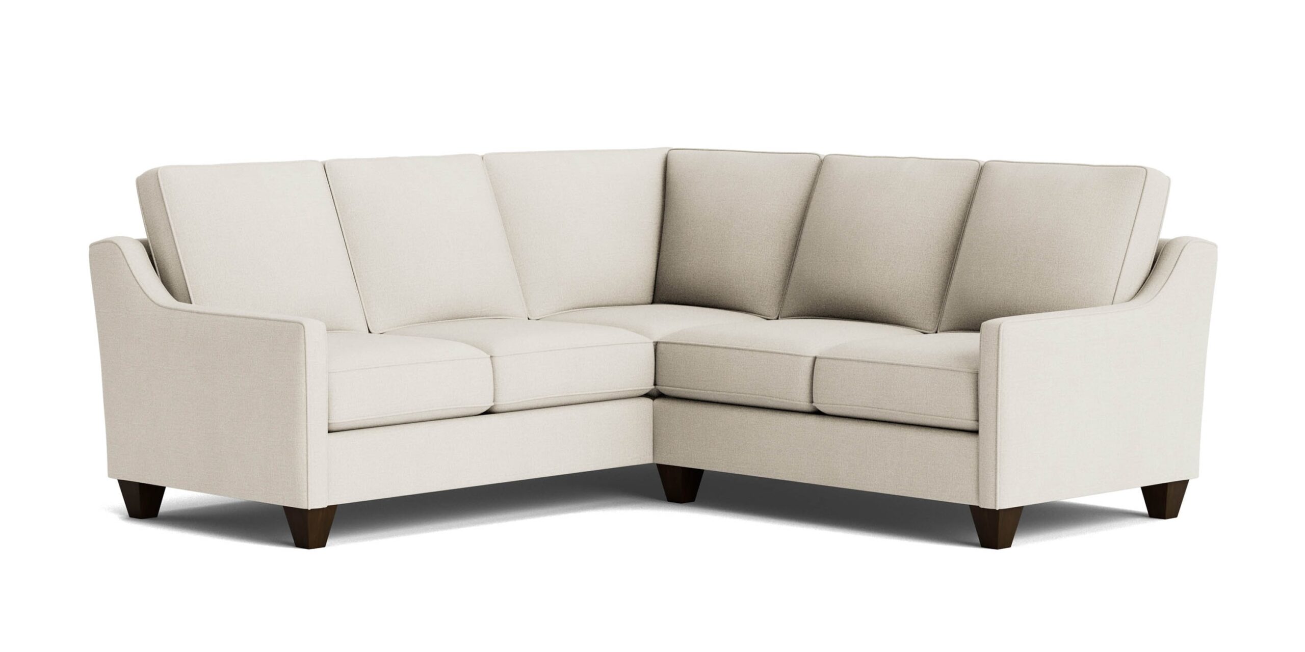 437dc221e667c8a9c54b50209d5ca20c True Custom™ True Custom® Slope Arm L-Shaped Sectional - Image 1