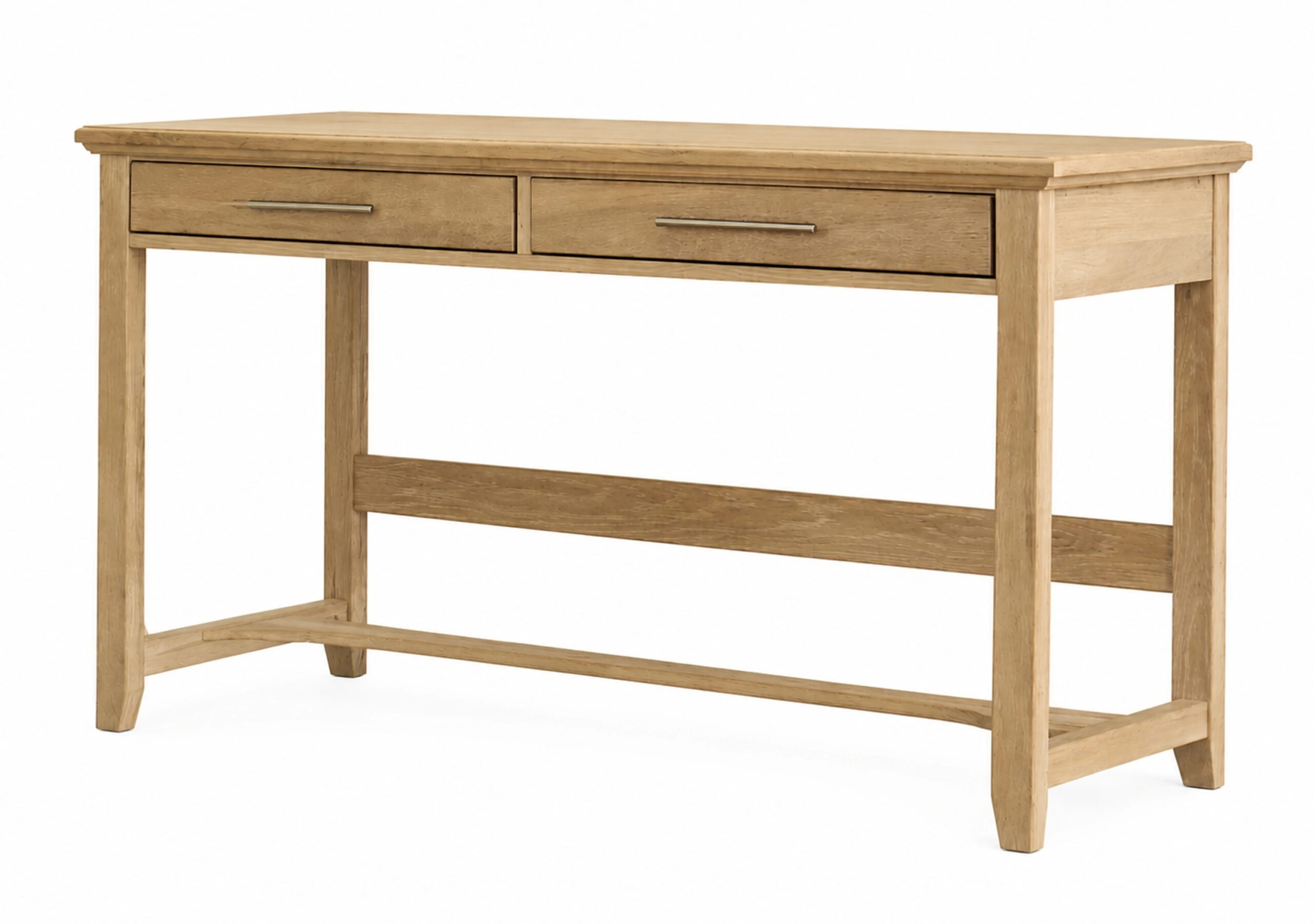 aec0b47a4b055e4b060eee63842e5c22 Jamestown Oak Desk W/ Charging Station - BB31-779 - Image 1