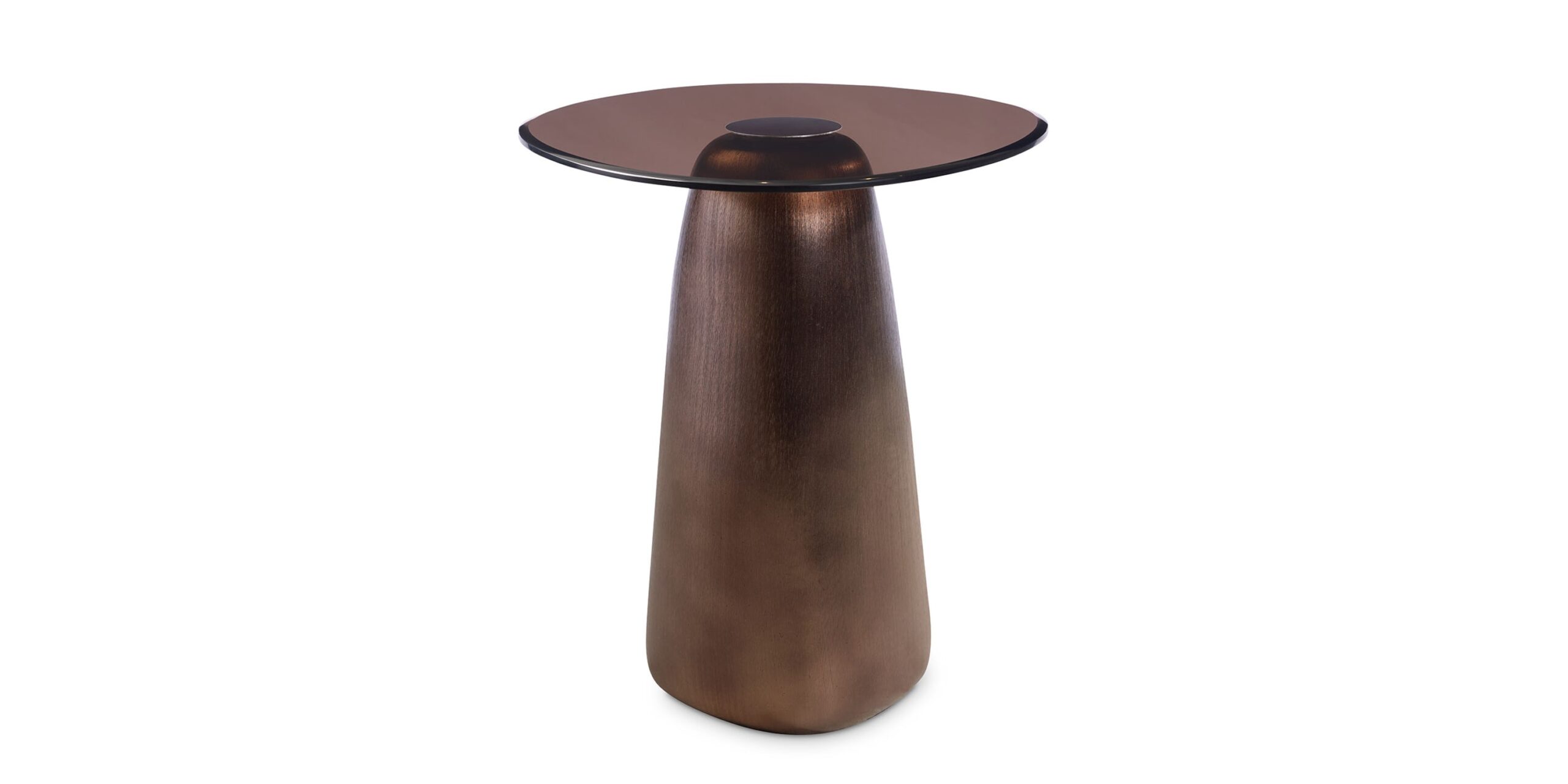 Pantheon Glass Top End Table